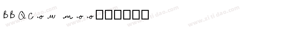 BBQcow moo字体转换